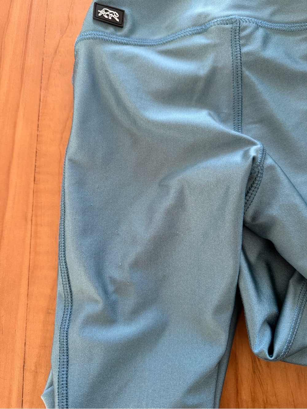 Tiger Friday Kids Athletic Matching Set - Teal Blue/ green sports bra & Leggings - Picture 4 of 8